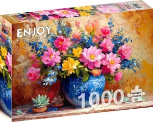 Enjoy: Blushing Corner (1000) bloemenpuzzel