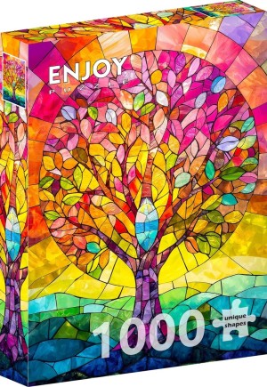 Enjoy: Crystallized Tree (1000) verticale puzzel