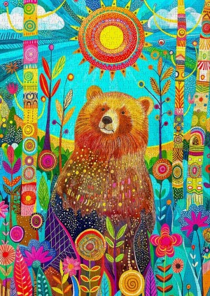 Enjoy: Hibernation Ends (1000) verticale puzzel