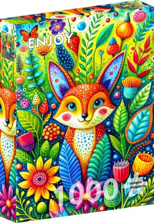 Enjoy: Garden's Guest (1000) verticale puzzel