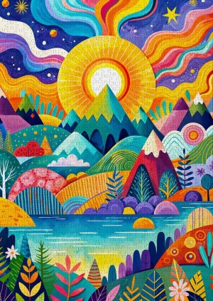 Enjoy: Spellbinding Horizon (1000) verticale puzzel