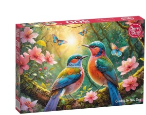 Cherry Pazzi: Greeting the New Day (500) vogelpuzzel