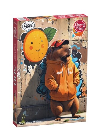 Cherry Pazzi: Don't Worry Be Cappy (500) verticale puzzel