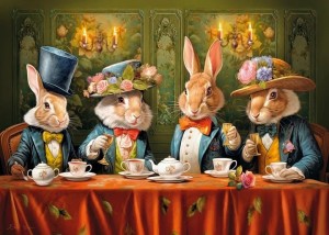 Cherry Pazzi: Fancy Bunny Party (500) legpuzzel