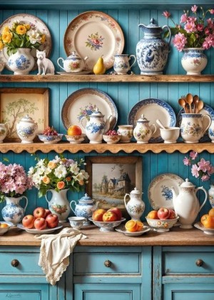 Cherry Pazzi: Timeless Treasures (1000) verticale puzzel