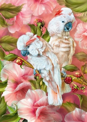 Cherry Pazzi: Tropic Spirits Cockatoo (1000) verticale puzzel