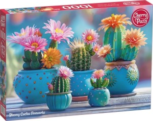Cherry Pazzi: Bloomy Cactus Fireworks (1000) legpuzzel