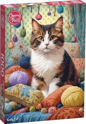Cherry Pazzi: Knitty Cat (1000) verticale puzzel