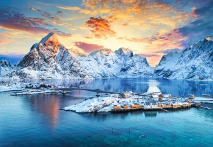 Castorland: Sunrise on Sakrisoy (1000) legpuzzel