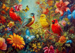 Enjoy: Chirps and Flutters (1000) vogelpuzzel