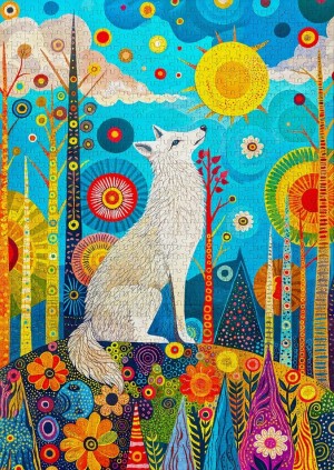 Enjoy: White Guardian (1000) verticale puzzel
