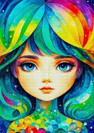 Enjoy: Radiant Innocence (1000) verticale puzzel