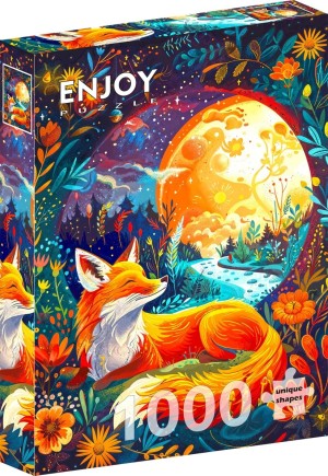 Enjoy: Moon Fox (1000) verticale puzzel