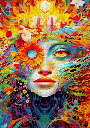 Enjoy: Bold Muse (1000) verticale puzzel