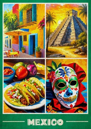 Enjoy: Mexico (1000) verticale puzzel