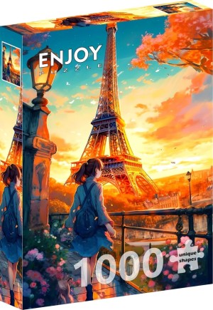 Enjoy: Parisian Wanderlust (1000) verticale puzzel