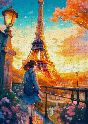 Enjoy: Parisian Wanderlust (1000) verticale puzzel