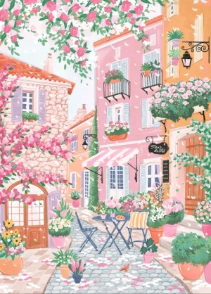 Pieces and Peace: South of France (1500) verticale puzzel