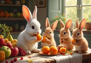 The Little Rabbit's Feast (1000) legpuzzel