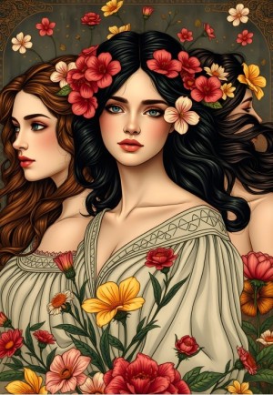 Alipson: Three Graces (1000) verticale puzzel