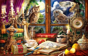 SunsOut: Evening with Owls (550L) legpuzzel