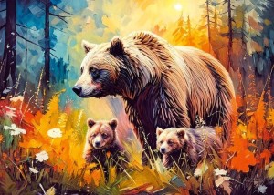 Cherry Pazzi: Together in the Wild (1000) legpuzzel