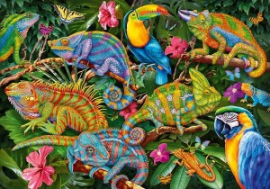 Cherry Pazzi: Amazing Chameleons (2000) legpuzzel