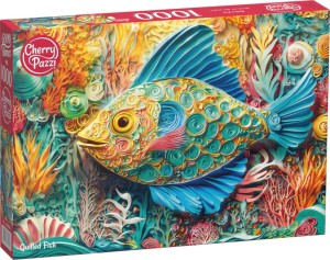 Cherry Pazzi: Quilled Fish (1000) legpuzzel