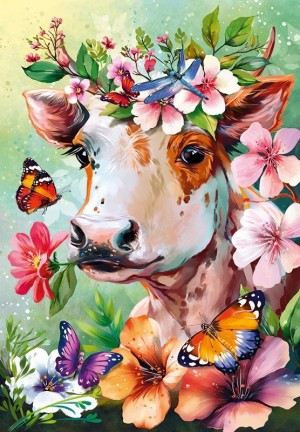 Cherry Pazzi: Cow Wow (500) verticale puzzel