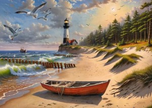 Cherry Pazzi: Baltic Sea Coastline (1000) legpuzzel
