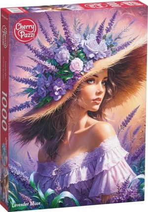 Cherry Pazzi: Lavender Muse (1000) verticale puzzel