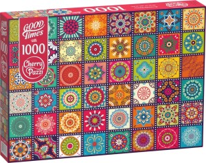 Cherry Pazzi: Ornamental Squares (1000) legpuzzel