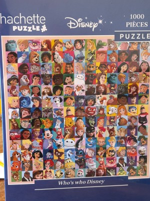 Hachette: Who's Who Disney (1000) verticale disneypuzzel