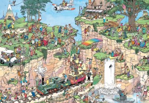 Jan van Haasteren: De Golfbaan (5000) legpuzzel