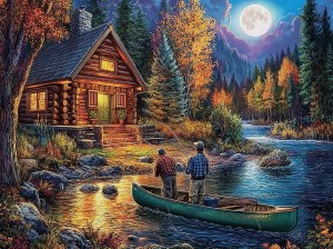 SunsOut: Night Fishing (1000) legpuzzel