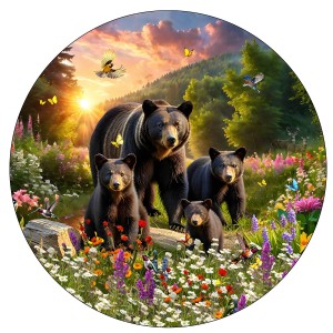 SunsOut: Family Walk (500) ronde puzzel