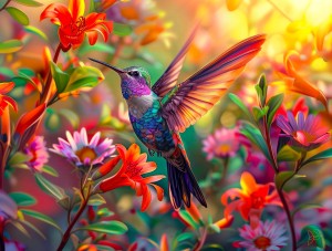 SunsOut: Beauty of Spring (500L) vogelpuzzel
