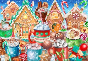 Bluebird: Candy Canes and Cocoa (1000) kerstpuzzel