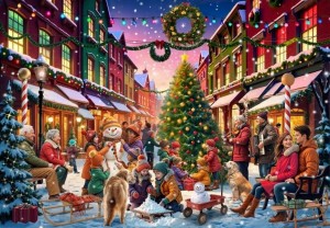 Bluebird: Christmas Street (1000) kerstpuzzel