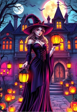 Bluebird: Midnight at the Manor (1000) verticale puzzel