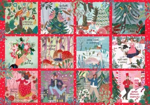 Pieces and Peace: 12 Days of Christmas (2000) kerstpuzzel