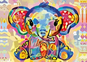 Yazz: Baby Elephant (1000) legpuzzel