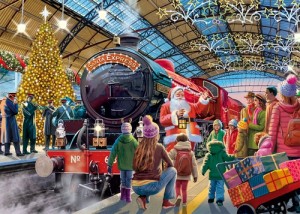Falcon: Santa at the Station (1000) kerstpuzzel