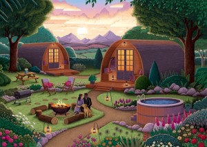 Falcon: Glamping (1000) legpuzzel