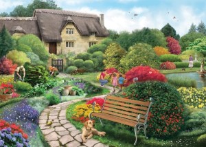 Falcon: Cottage Gardens (1000) legpuzzel