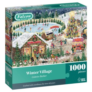 Falcon: Winter Village (1000) kerstpuzzel