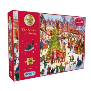 Gibsons: The Season for Giving (1000) limited edition kerstpuzzel