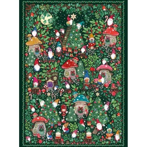 Gibsons: The Art File - Christmas Village (1000) verticale puzzel