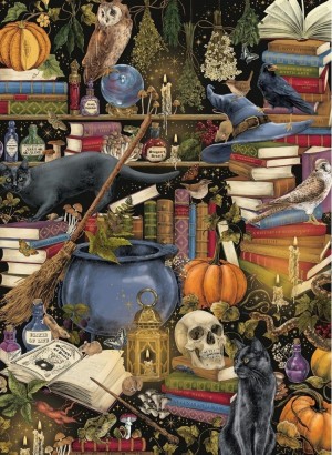 Gibsons: The Art File - Witchcraft (1000) verticale puzzel