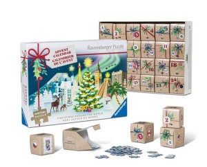 Ravensburger: Adventskalender Christmas Around the World (24x54) kerstpuzzels